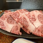 ホテル潮青閣 - 陶板焼き用の牛肉