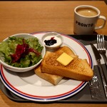 PRONTO - トーストセット（ヨーグルト）：495円 (2024/1)