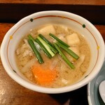 Kotsukotsu An - だんご汁ハーフ(450円)