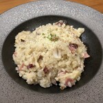 Il Sogno - 信州蘑菇与意大利松露的烩饭，带有戈尔根佐拉奶酪风味