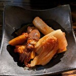 深夜焼肉 だいちゃん - 蛍烏賊入りのキムチ　美味しくて美味しくて最初からノックアウト！