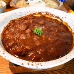 豆食堂ポロッポー - ビーフシチュー「あっぷ図」