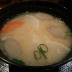 とんかつ専門 とんき - 具沢山の豚汁！