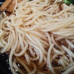 Ebitonkotsu Ramen Haruki - 和風魚介醤油790円麺アップ