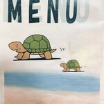 喫茶 亀 - メニューの締めの亀さん達❤️