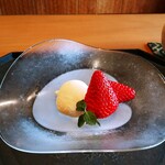 湖里庵 - 酒粕のアイスクリーム