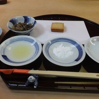 天ぷら 京星 - しお、レモン汁　大根おろし（レモンとお塩で味付け