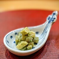懐石 古都 - 木の芽だけをたっぷり使って、青々とした薫りが鮮烈に飛び込んで来て、筍の香ること、香る事！♡ 蕗の歯触り・香りがもまた、素晴らし～～～