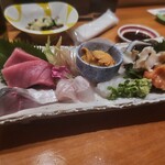 Sakae Sushi - おまかせ造り盛り　全部素材かなり良き！