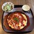 カフェ・ド・モモ - 料理写真:鉄板オムライス トマトデミソース サラダとスープ追加 