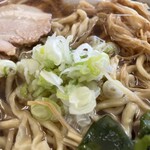 手打ち麺 庄内 鈴木家 - 『中華そば(小)』のネギ