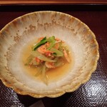 日本料理うすだ - 桜エビ、ふき、根三つ葉