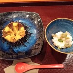 日本料理うすだ - ウニ、山ウドともち米