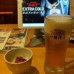 Ebisu No Utage - キリン一番搾り生ビール 、つきだし