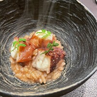 イル アオヤマ - 日間賀島の真蛸のリゾット