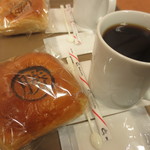ハースブラウン - 勝田あんぱん　＋　コーヒー