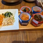 韓国大衆酒場 ラッキーソウル - 超ラッキー☆キムナム盛という名の盛り合わせ。箸休めに最適。