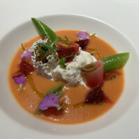 代官山ASO チェレステ 日本橋店 - 季節の前菜　真鯛のガスパチョ
