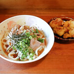 肉ぶっかけ冷、とり天