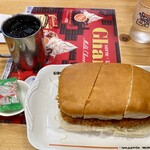 コメダ珈琲店 - カツパンとアイスコーヒー