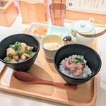 だし茶漬け えん - ハーフ＆ハーフ