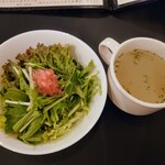 Misesu Rakushitai - サラダ、スープ
