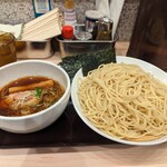 245040241 - つけ麺醤油（大盛）+海苔。