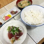 Ebisuya Shokudou - かつおさしみ 定食 770円