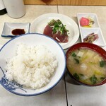 Ebisuya Shokudou - かつおさしみ 定食 770円