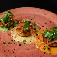 メキシカンクラブケーキ 3種のサルサ