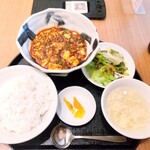 Chiran - 本格四川山椒入り麻婆豆腐セット(ランチ)