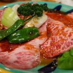 炭焼 金竜山 - 特上カルビ　2014.2.2X