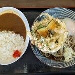 Sobakiri Uchiba - 冷やし天玉そばにミニカレー