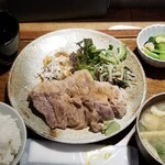 かんすけ - 豚テキ定食(日替り定食) 850円