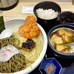 麺や ゆた花 - 桜つけ麺御膳！←勝手に命名(*^-^)