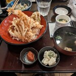 和彩 八倉 - 海老と鎌倉野菜の天丼