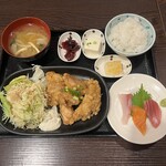 B. Sashimi and chicken nanban