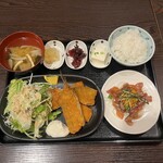 D. Fried horse mackerel and Seafood tartare