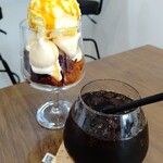 おやつのじかん cafe 穂 - はしっこパフェ&アイスコーヒー