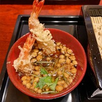 日本橋　本陣房 - 大海老天はつゆの中