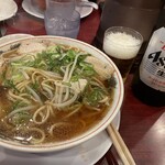 Honke Daiichi Asahi - ラーメン＆瓶ビール