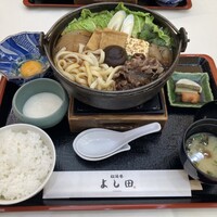松阪牛 よし田 - すき焼きうどん¥1200