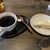 まめや 忍 - 料理写真:本日のコーヒーとニューヨークチーズケーキで950円