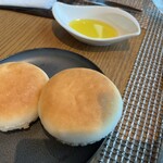 オールデイダイニング オアシスガーデン - 米粉のパン。もちもちしてました