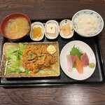 C、生魚片五花肉烤肉