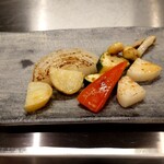 鉄板焼 日和 - 日和ランチ 焼き野菜