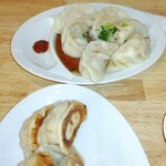 ど鉄板 なべきん 柳ヶ瀬 - 水餃子