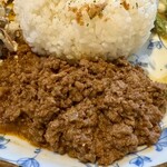 ジロー珈琲 - トッピングカレー　キーマ