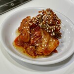Okonomiyaki Nakahata - 白菜キムチ@380円  酸味が強めのちょい古漬けで好きなタイプ❤️