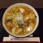 おさふねサービスエリア - 五目ラーメン(配膳)